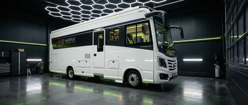 Luxus Wohnmobil Aufbereitung Morelo Empire Liner in Pfaffen-Schwabenheim Keramikversiegelung